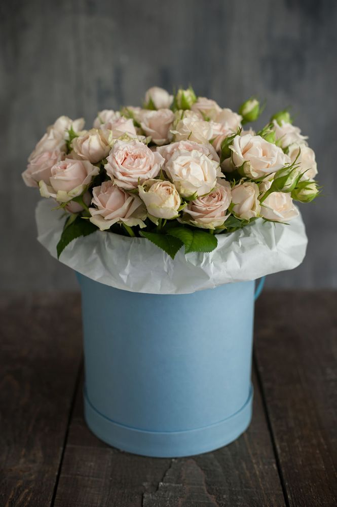 свадебная коробка XXL с пионами и гортензией для казанской свадьбы