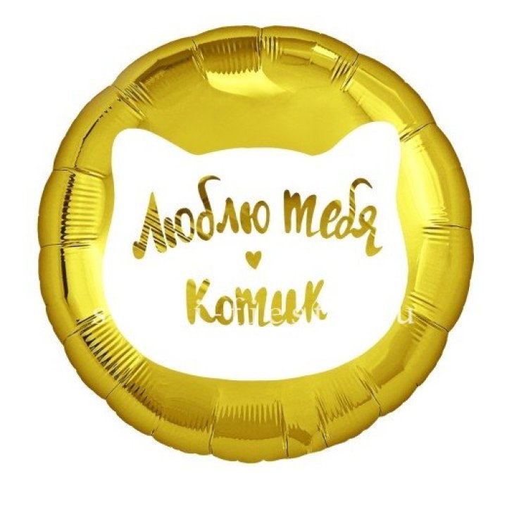 Фольгированный шар "Люблю тебя, Котик" в Казани