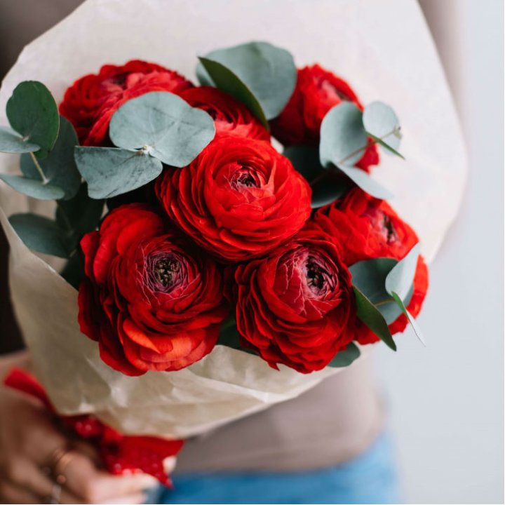 Букет ранункулюсов  в Казани