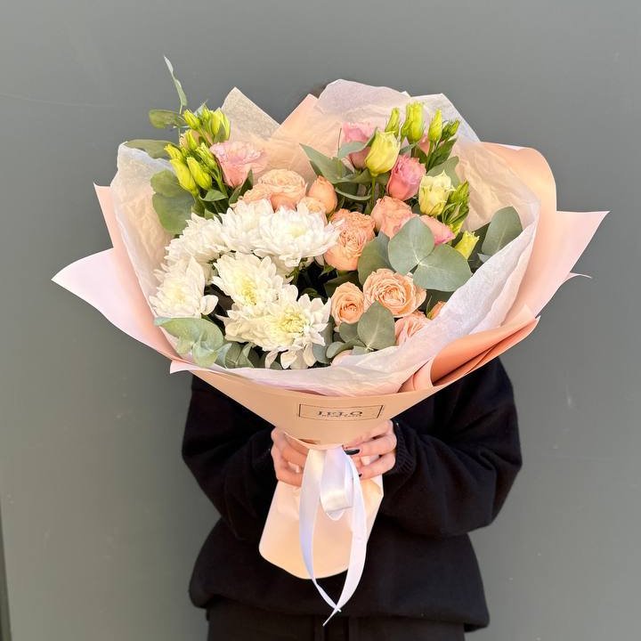 Букет "Персиковая нежность" в Казани