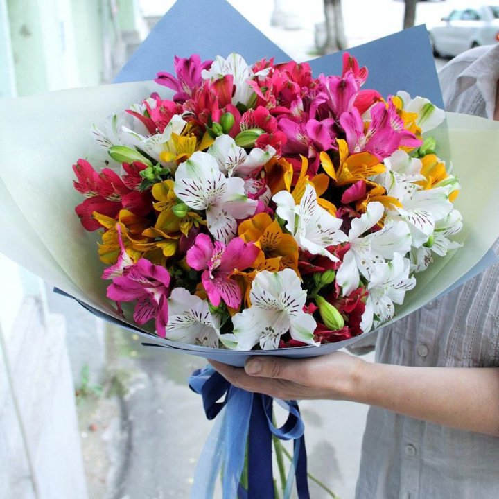 Микс альстромерий в Казани