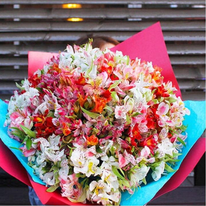 101 альстромерия в Казани