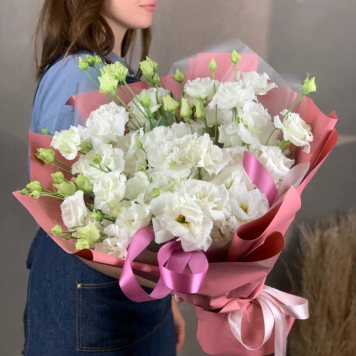 Букет эустом "Пудра" в Казани