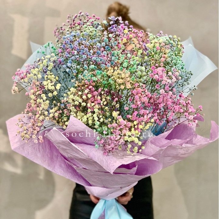 Радужные гипсофилы №2 в Казани