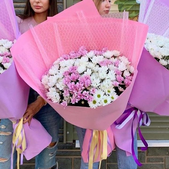 Букет хризантем №3 в Казани