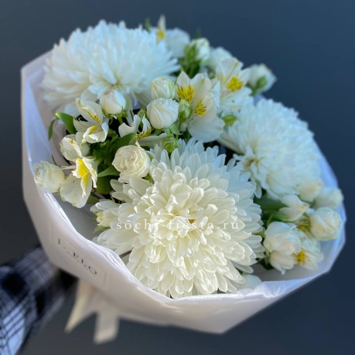 Букет из хризантем "Миранда" в Казани