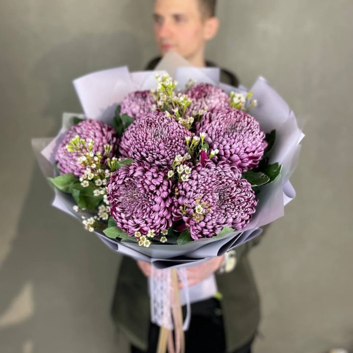 Букет хризантем "Палермо" в Казани