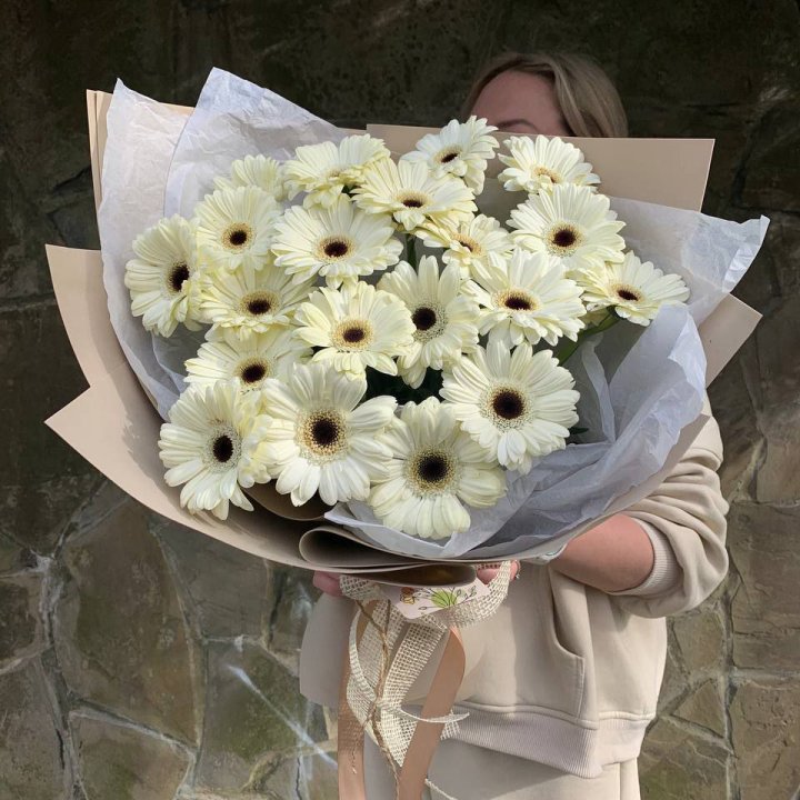 Букет голландских гербер "Шейн"" в Казани