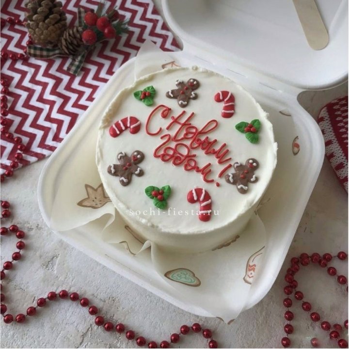 Бенто-торт "С Новым Годом!" в Казани