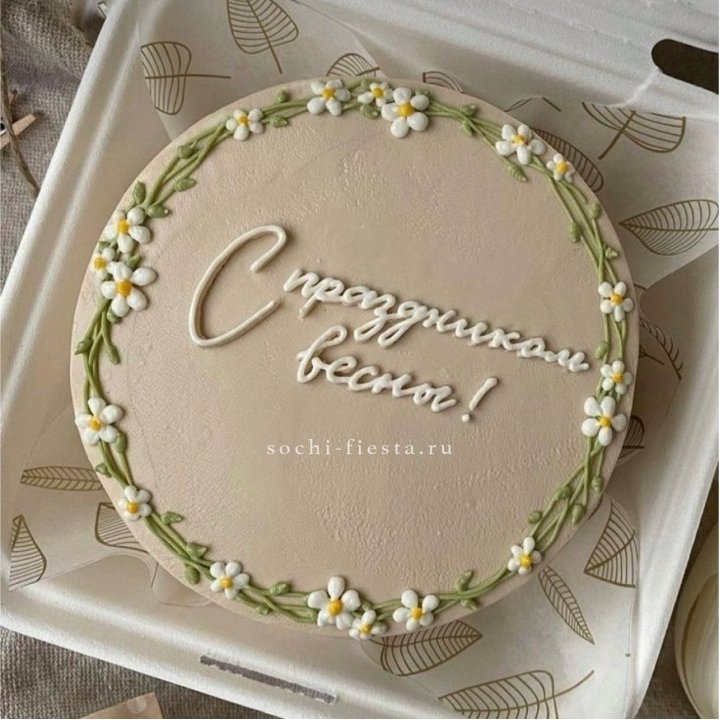 Бенто-торт "C праздником весны!"  в Казани