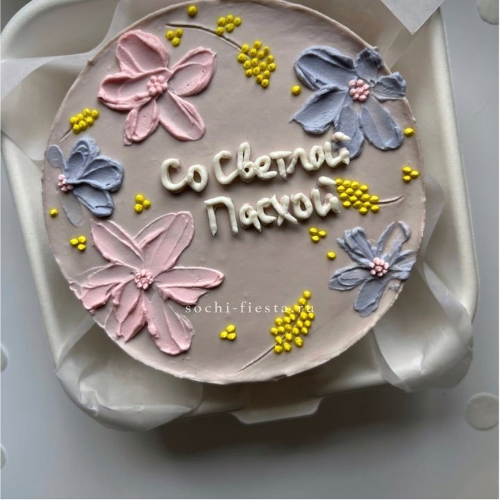 Бенто-торт "Светлой Пасхи" 3 в Казани