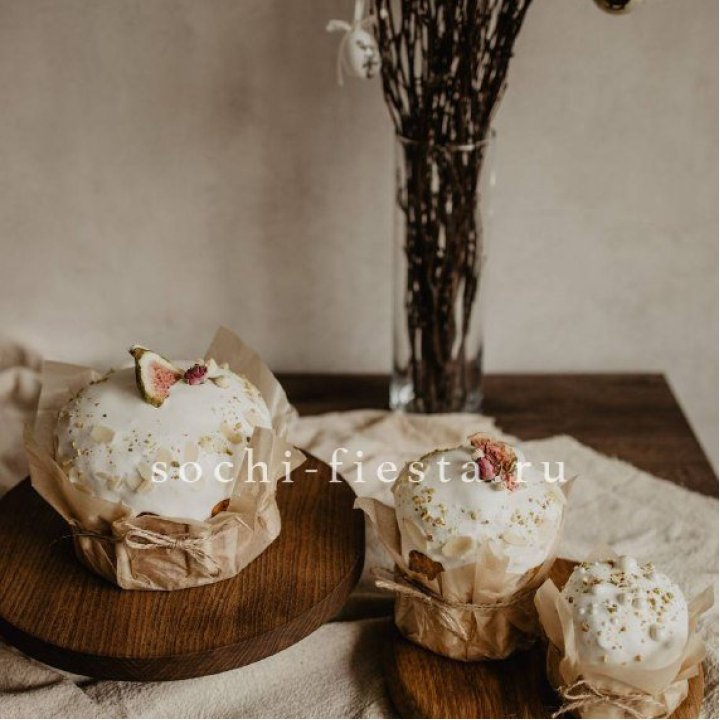 Кулич мини с изюмом в Казани