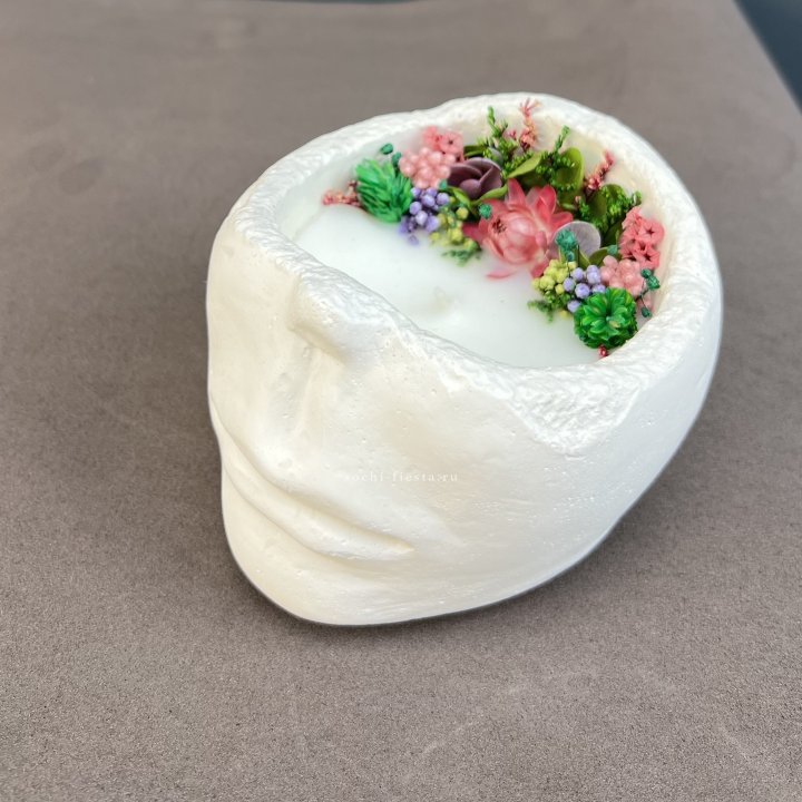 Свеча ароматическая в гипсе  в Казани