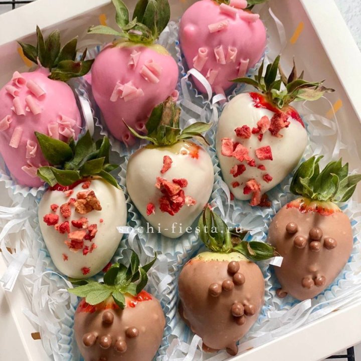 Клубника в шоколаде 9 ягод в Казани