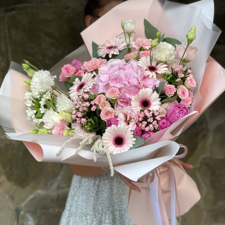 Авторский букет Пич в Казани
