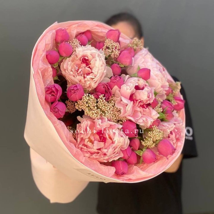  Букет с пионами "Преференс" в Казани