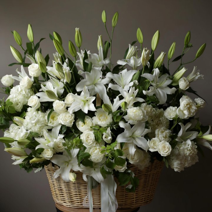 Цветочная корзина макси №3 в Казани
