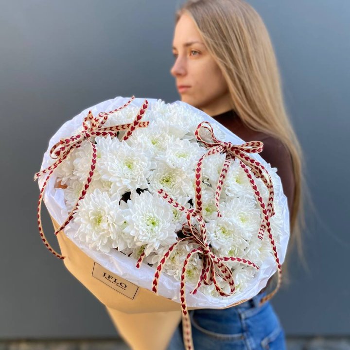 Букет "Хризантемы с любовью" в Казани