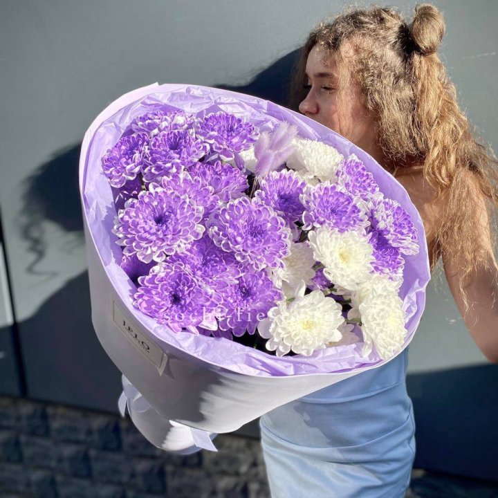  Букет хризантем "Сирена" в Казани