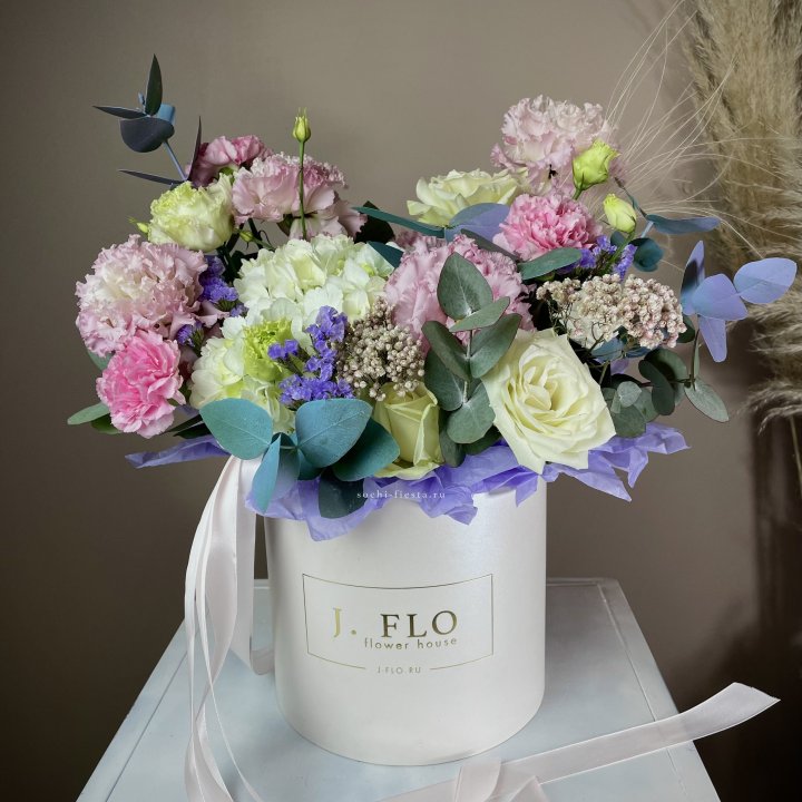 Цветочная коробка "Ода" в Казани