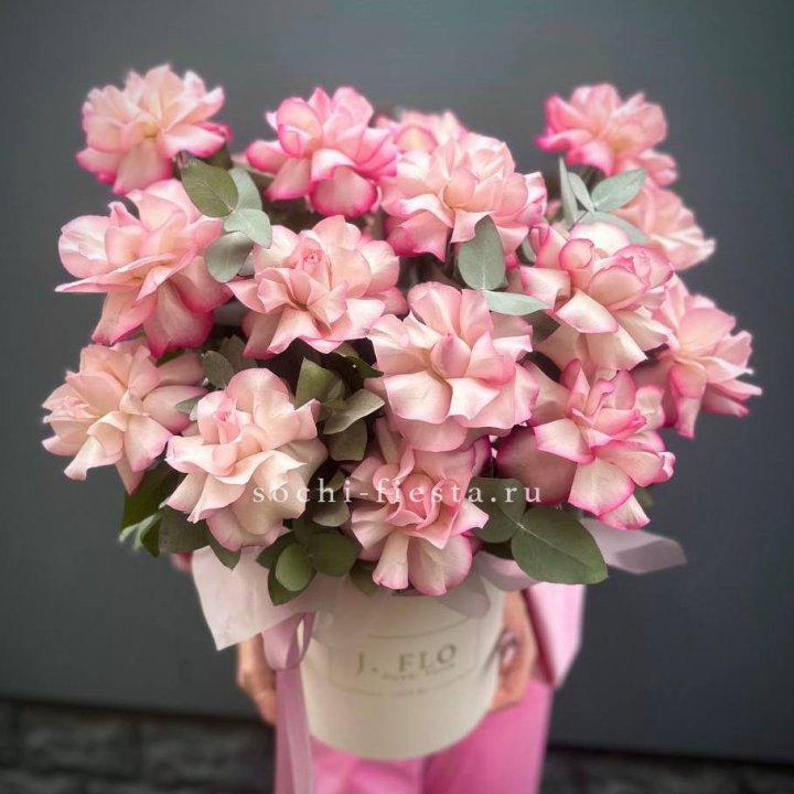 17 Французских  роз Венди в боксе в Казани