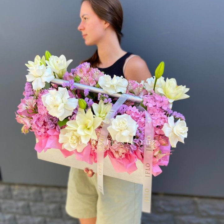 Большой бокс розовый в Казани