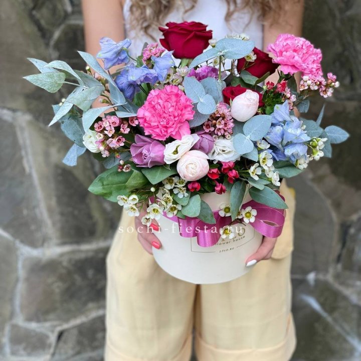 Цветочный бокс №4 в Казани