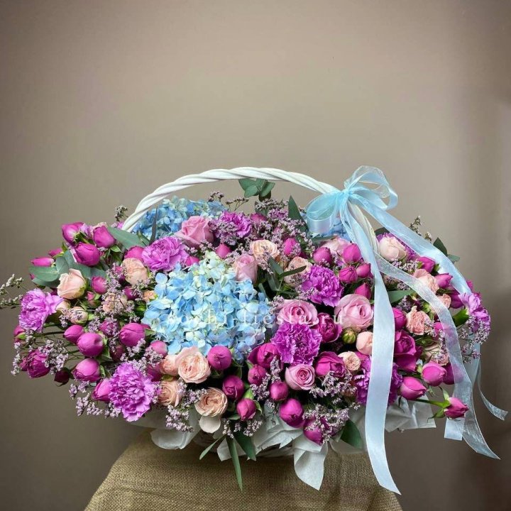 Авторская корзина "Лавандерия" в Казани