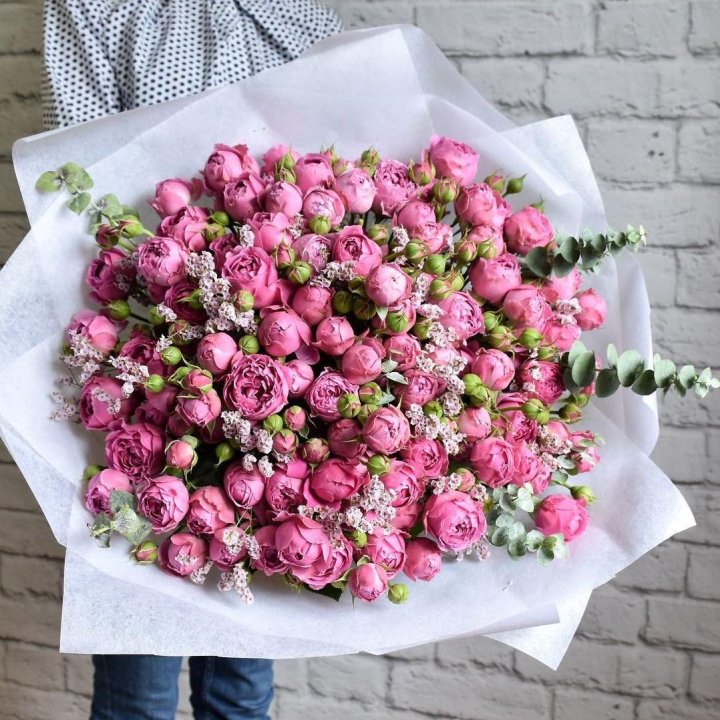 51 кустовая роза в Казани