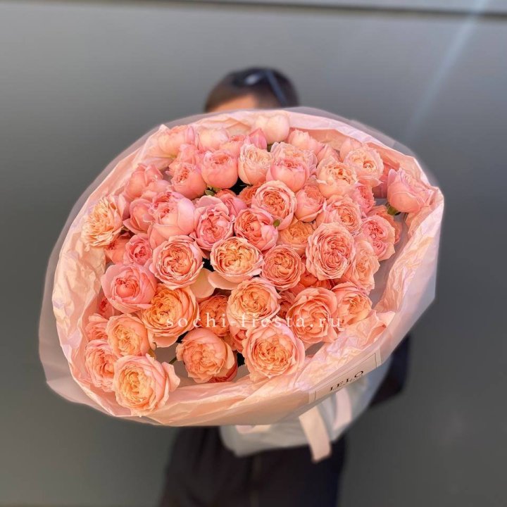Букет из 21 пионовидной розы Джульетта в Казани