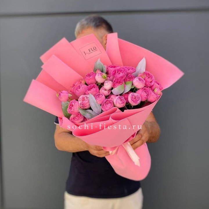 Пионовидные розы баблс №2 в Казани
