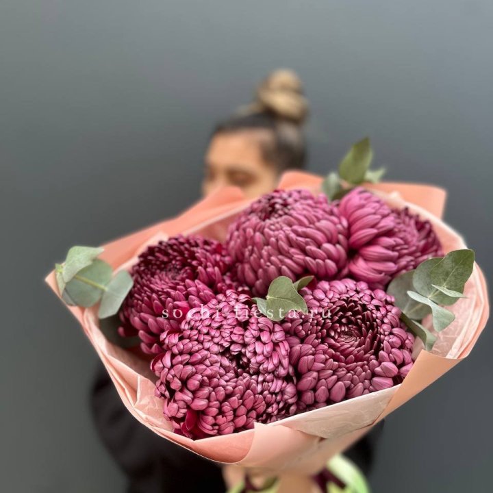 Хризантемы  Бигуди  в Казани