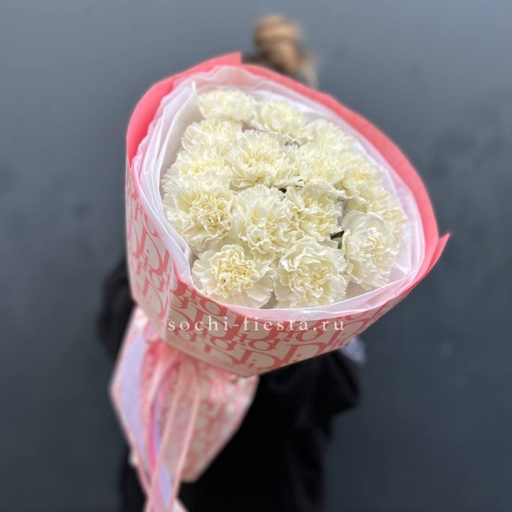 Белые диантусы №2 в Казани