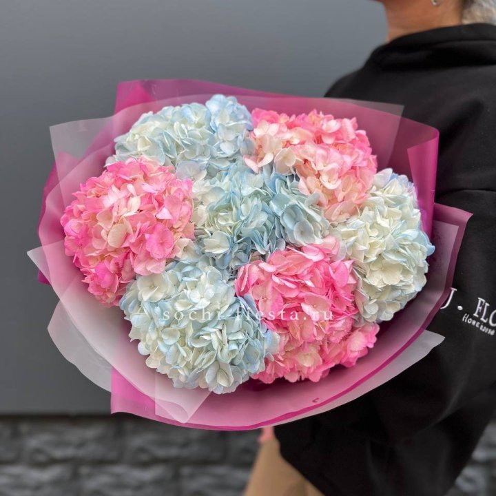 Букет гортензий "Тоника №2" в Казани