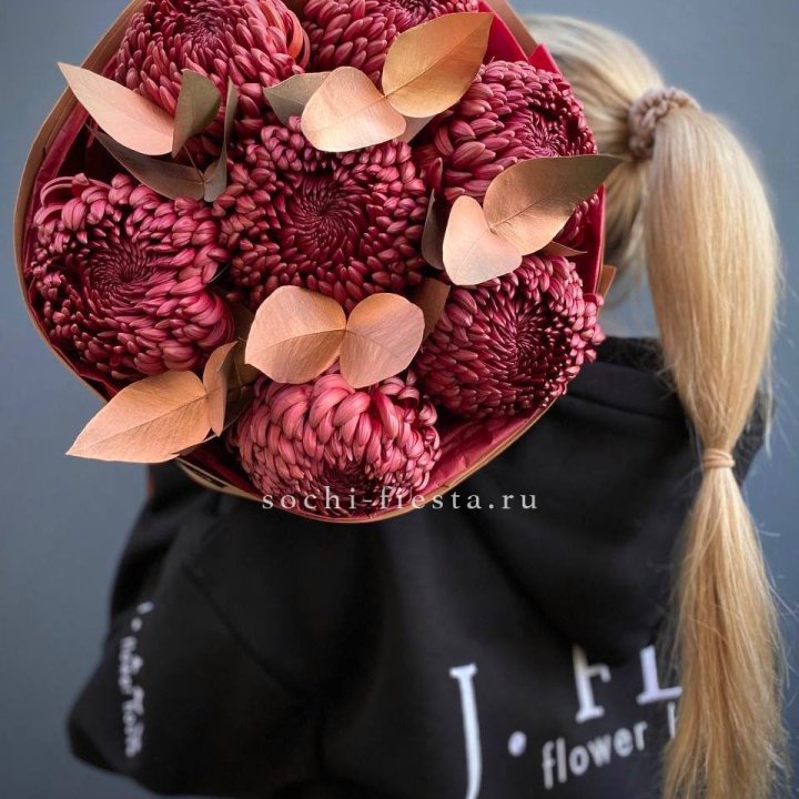 Хризантемы "Голд шоколад" в Казани