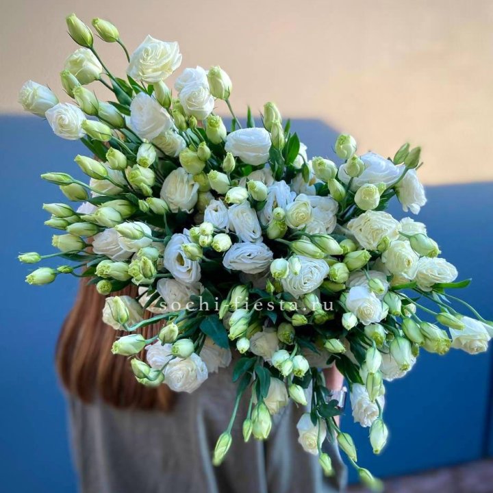 Охапка эустомы в Казани