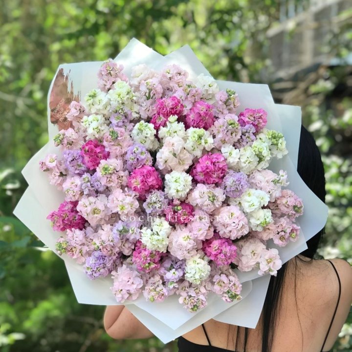 Букет ароматной маттиоллы №3 в Казани