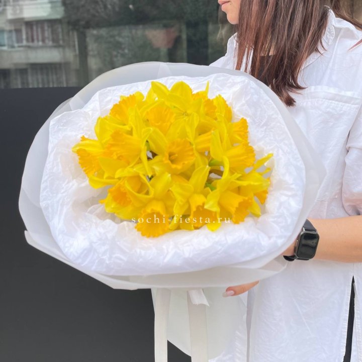 Нарциссы 25 шт в Казани