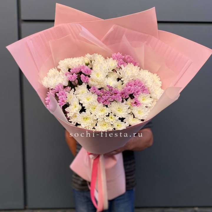  Букет хризантем- гигант  в Казани
