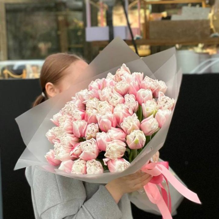 51 нежный тюльпан в Казани