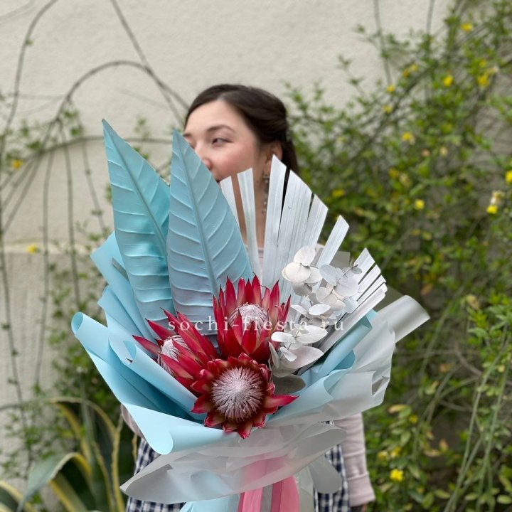 Букет из протеи "Клеопатра-2" в Казани