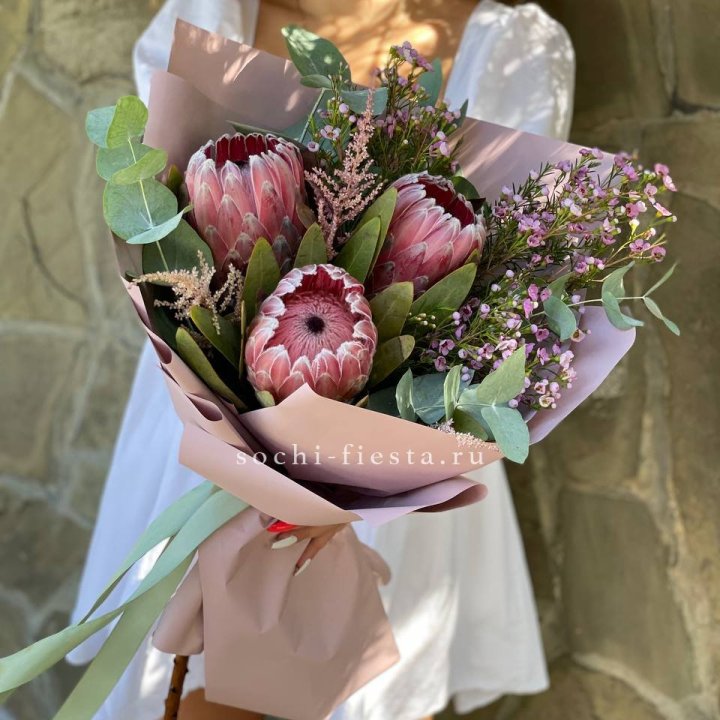 Букет из протеи "Клеопатра"  в Казани