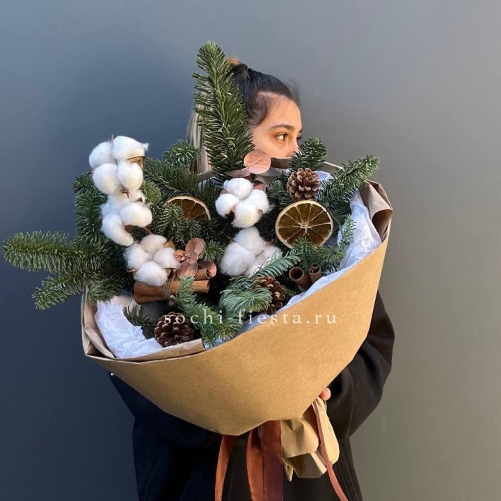 Зимний букет с нобилисом в Казани