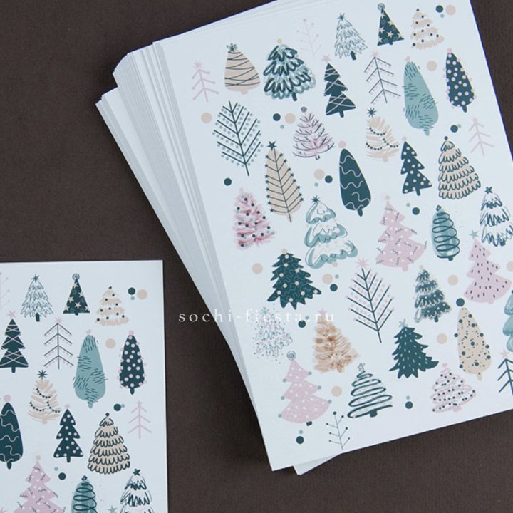 Открытка к букету "Елки" в Казани