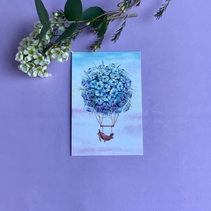 Открытка к букету "Флоростат" в Казани