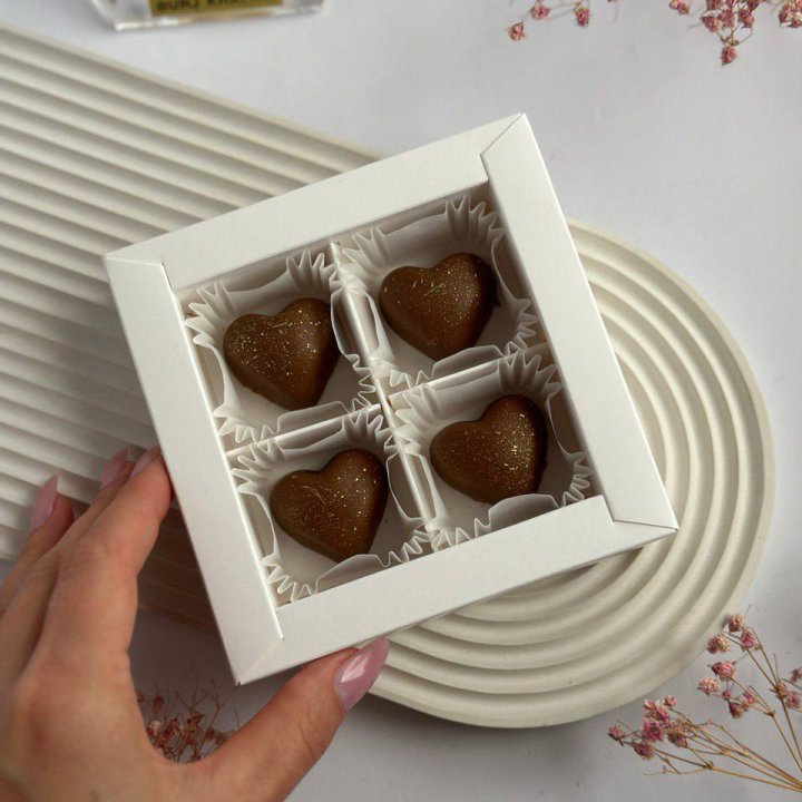 Бельгийский шоколад сердца в Казани