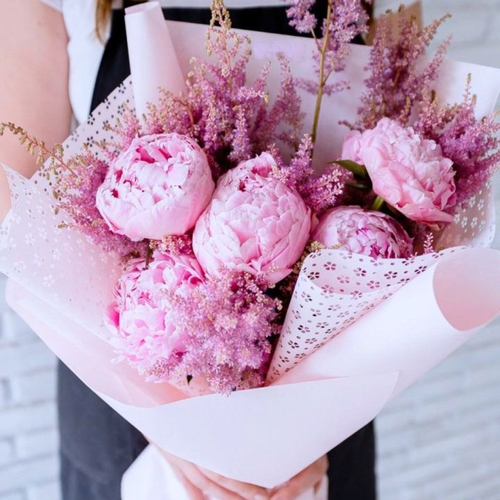 Букет пионов "Мелиса" в Казани