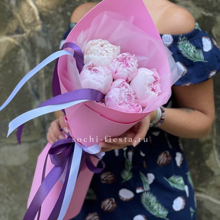 Букет пионов "НАЙ" в Казани