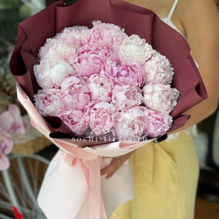 Букет с пионами №5 в Казани