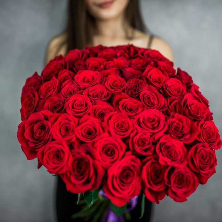51 красная роза в Казани